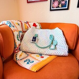 Roller Rabbit x Target - Disco Hearts Wave Softside Duffle Bag